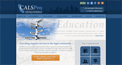 Desktop Screenshot of calspro.org